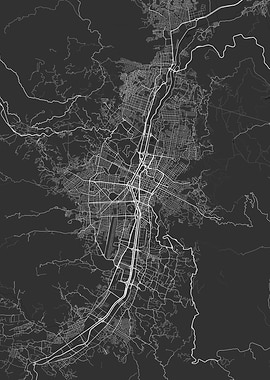 Medellin Colombia Map