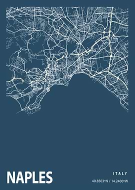 Naples Blueprint Street