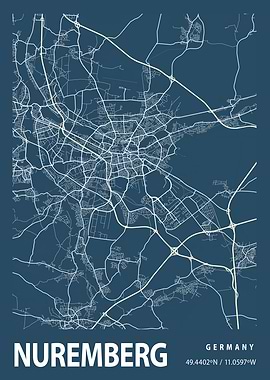 Nuremberg Blueprint Street