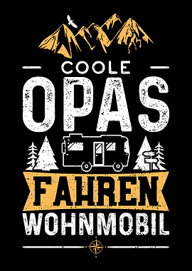 Coole Opas Fahren Wohnmobi