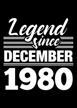 Legend Since December 1980