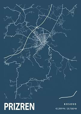 Prizren Blueprint Street
