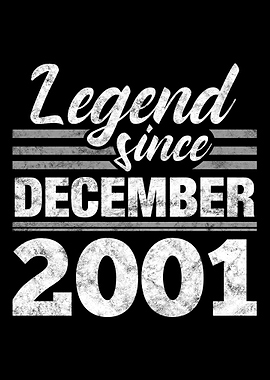 Legend Since December 2001