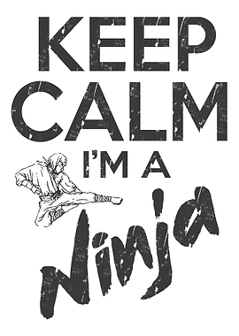 Keep Calm Im A Ninja Fu