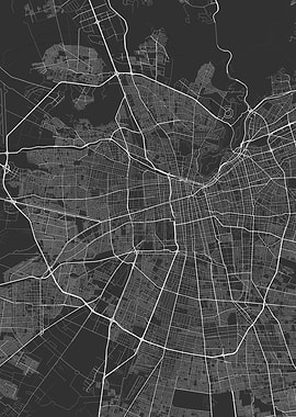 Santiago Chile Map