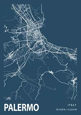 Palermo Blueprint Street