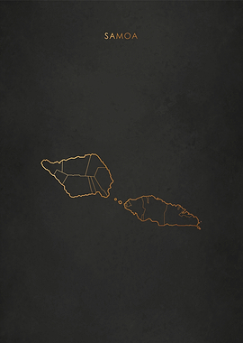 Gold Samoa Map