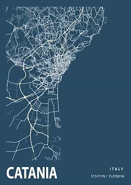 Catania Blueprint Street