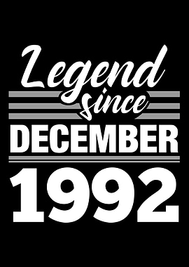 Legend Since December 1992