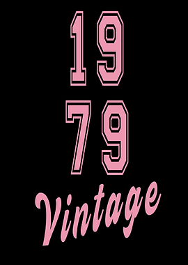 Retro 1979 Text 40