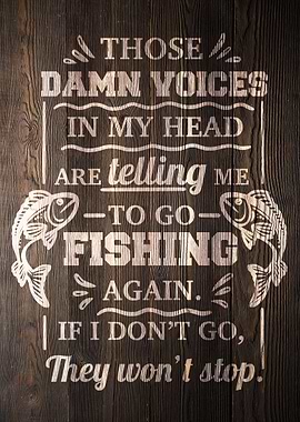 DAMN VOICES WOOD FISHING
