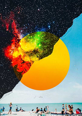 The Solar Star Torn Paper