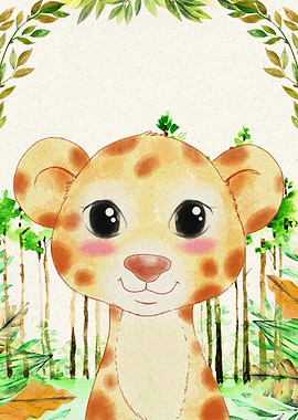 Leopard Jungle Poster