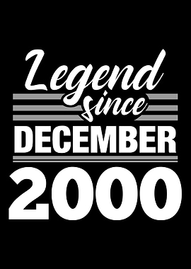 Legend Since December 2000