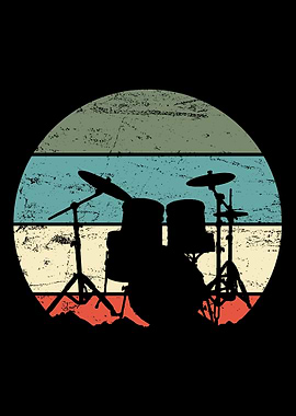 Drumming Drummer Drumset R