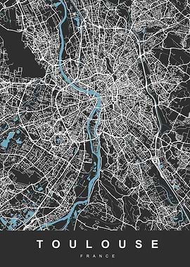 TOULOUSE City Map France