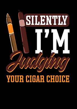 Funny Cigar Smoker Whisky