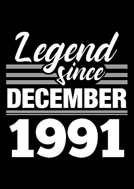 Legend Since December 1991