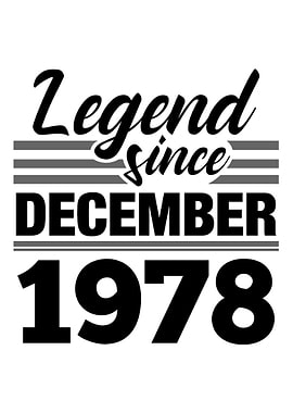 Legend Since December 1978