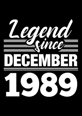 Legend Since December 1989