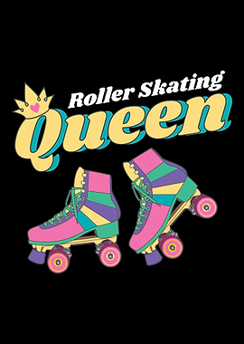 Retro Rollerskating skatin