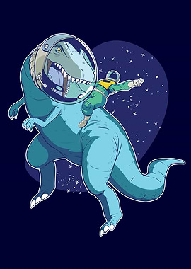 Astronaut on TRex