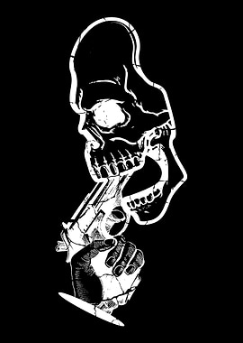 Skeleton Gun Emotional And