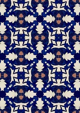 Intense Blue Pattern 14
