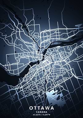 Ottawa Map Posters