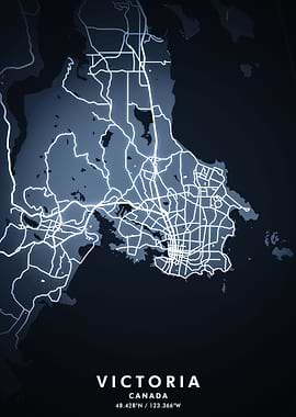 Victoria Map Posters