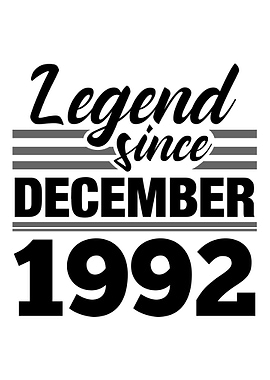 Legend Since December 1992