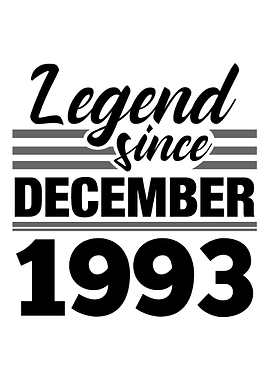 Legend Since December 1993