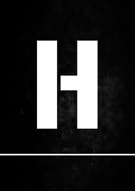 Gamer Letter H Print