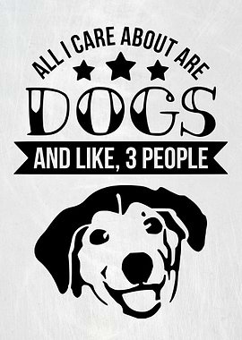 I CARE ABOUT MY DOGS METAL