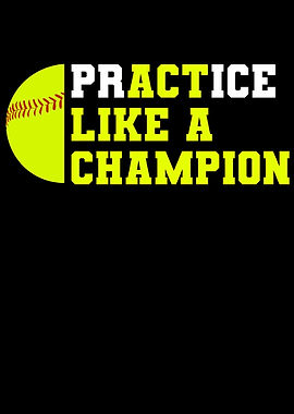 Softball Practice Champion