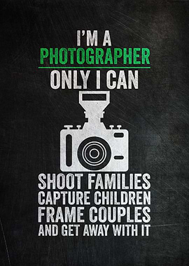 Photographer Text Art