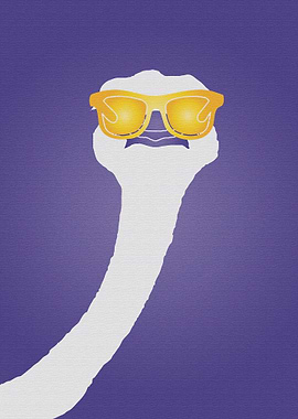 Pop Art Star Ostrich