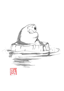 polar bears on iceberg