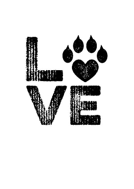 Dog Paw Love