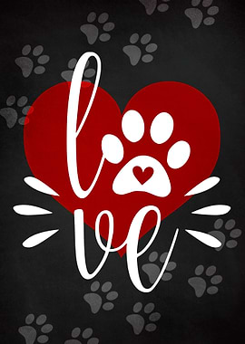 LOVE PAWS CHALK