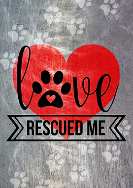 LOVE RESCUED ME METAL