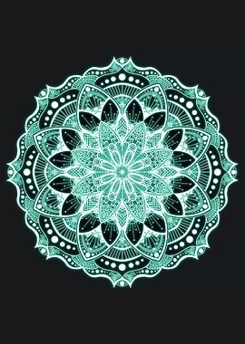 Trippy Glowing Mandala