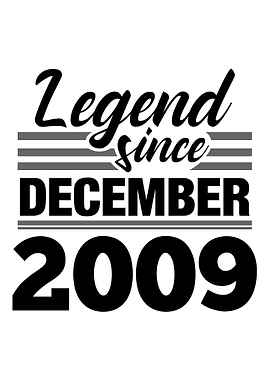 Legend Since December 2009