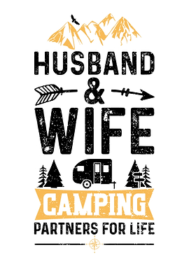 Husband And Wife Camping P