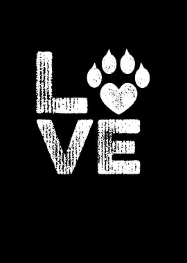 Dog Paw Love