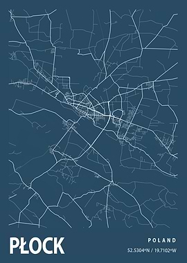 Plock Blueprint Street Map