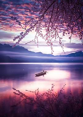 Reflection Japanese Cherry