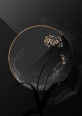 Black and Gold Botanical