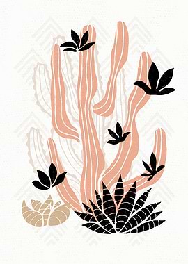 PASTEL Cactuses Succulents