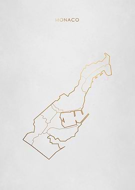 Gold Monaco Map